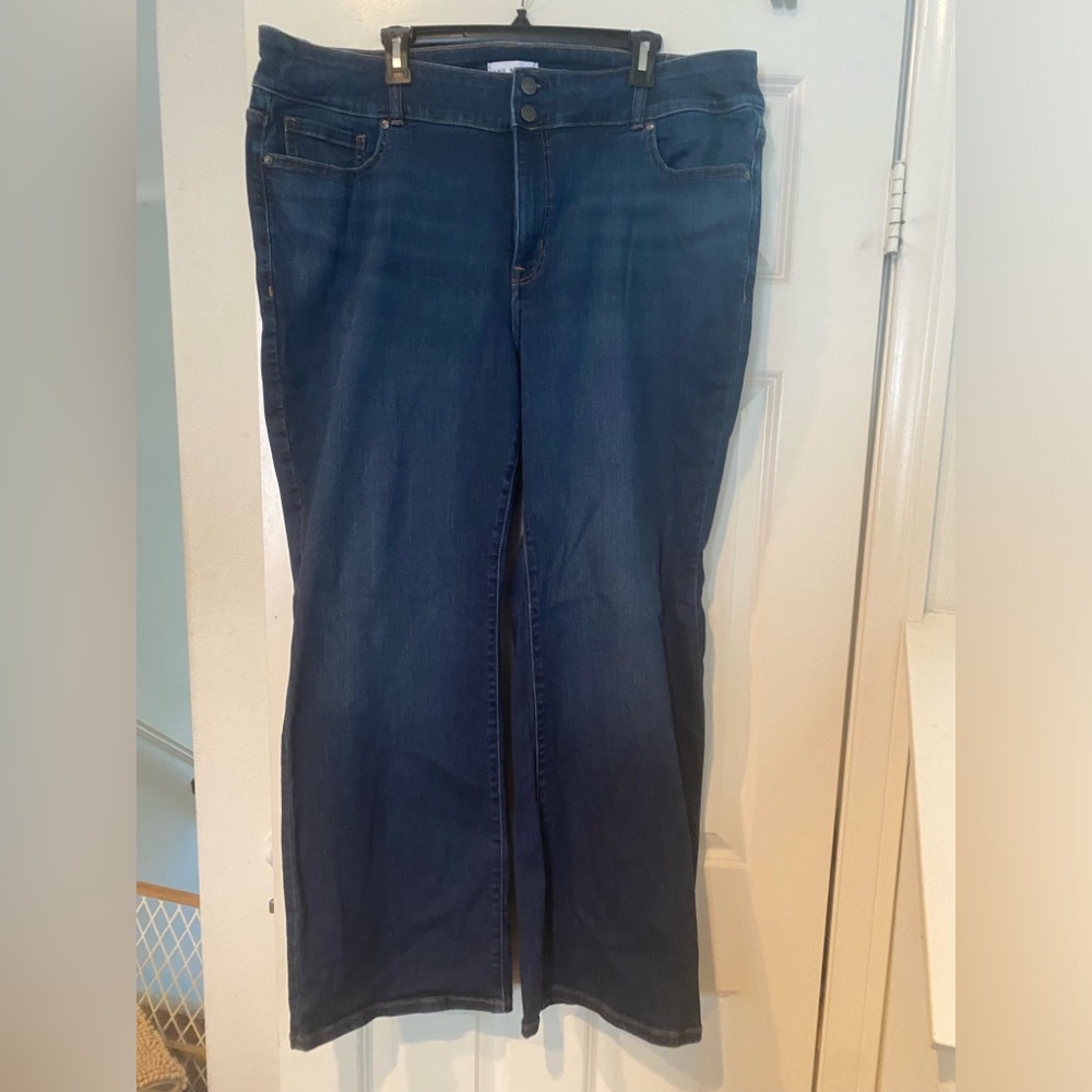 Lane Bryant Dark Blue Boot Cut Jeans